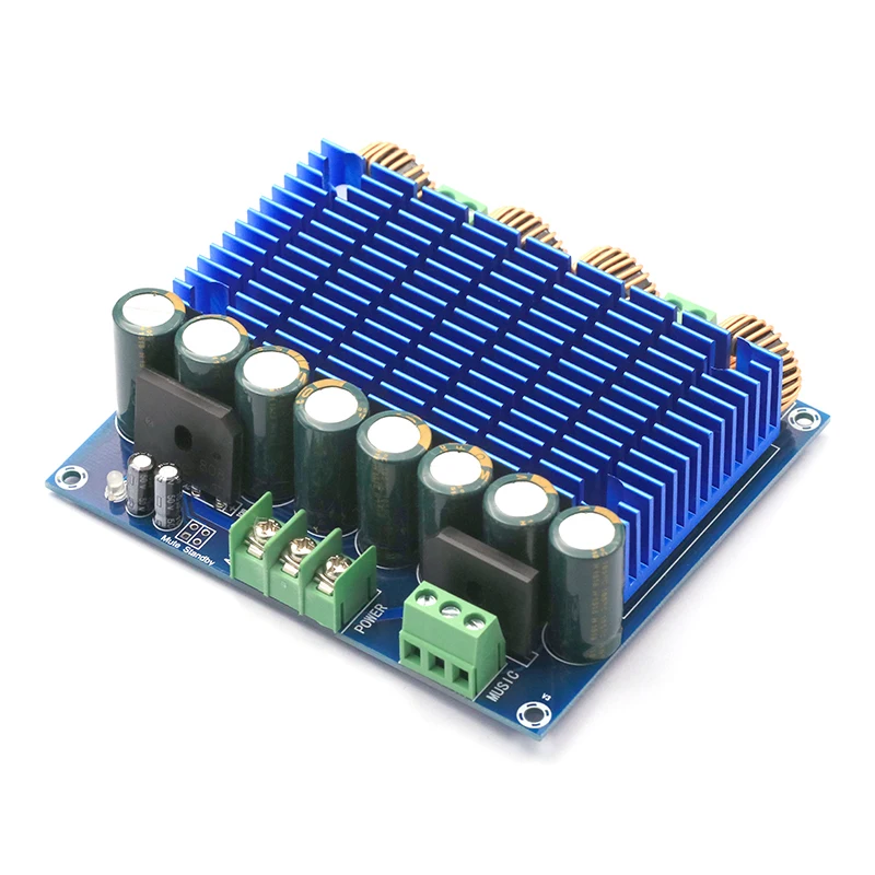 

TDA8954TH Amplifier Board, class D 2x420W Ultra High Power Digital Power Amplifier Board Dual Chip Audio Amplifier Module