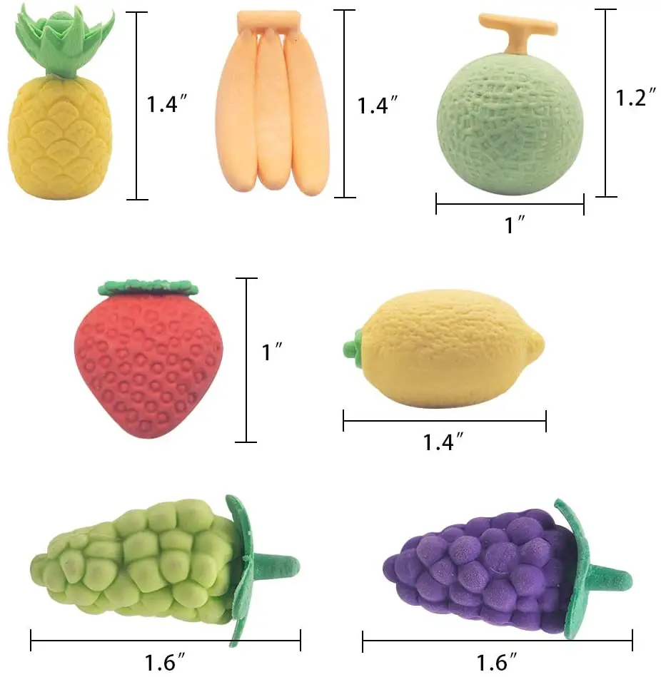 New Come Different Types Cute Mini Vegetable Eraser For Kids Buy Mini