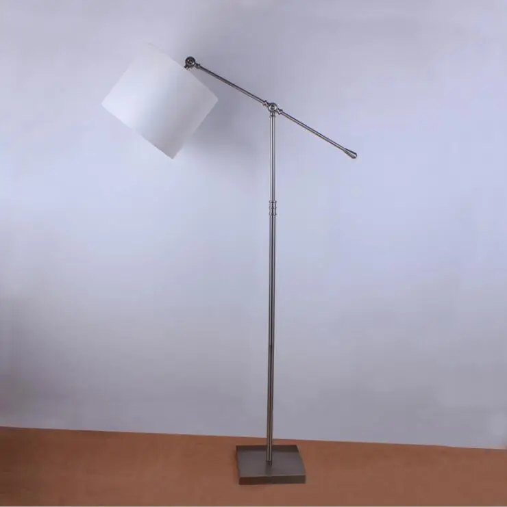 American minimalist art Continental model room wrought iron lamp floor