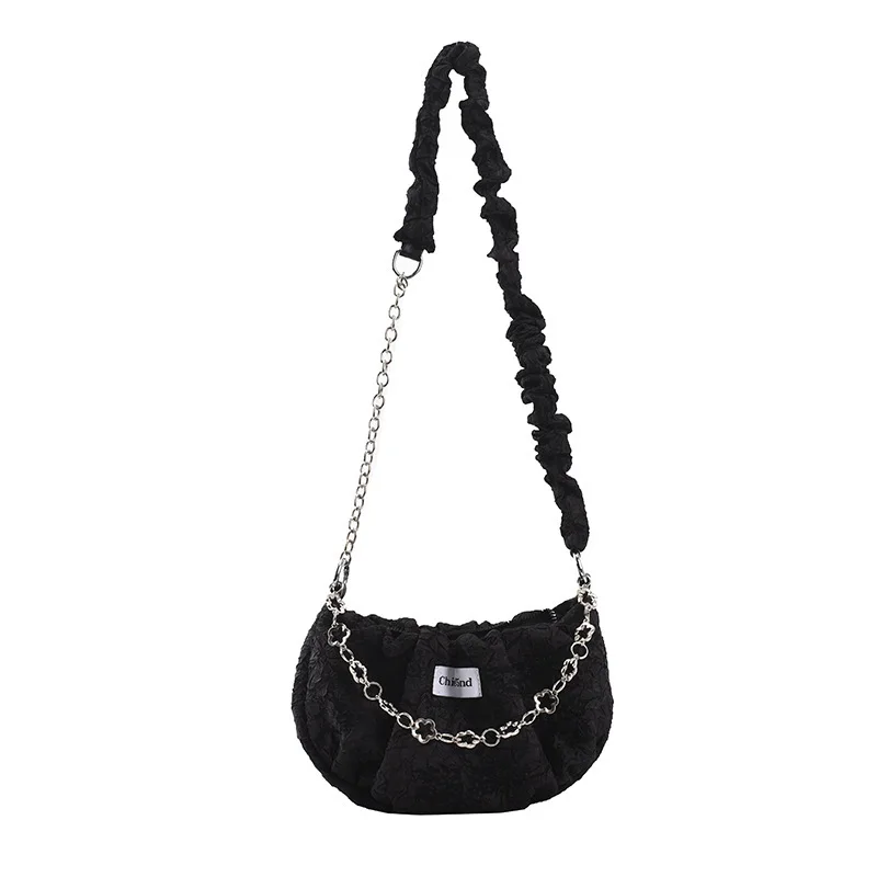 

Women's new trend armpit bag single shoulder chain bag fashion messenger bags, 2 color