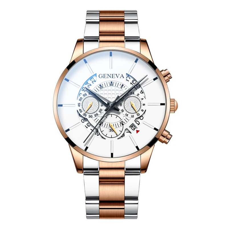 

WJ-9611 Fashion Men's Quartz Wristwatch With Alloy Band Calendar Function Popular Man's Business Hand Watches From Yiwu, Mix