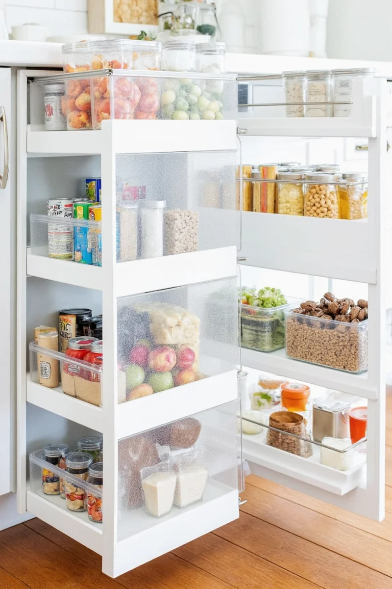 the ultimate guide to shallow pull out pantry shelves family friendly kitchen storage done right