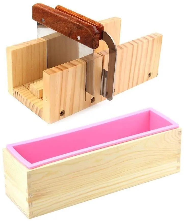 

Eco-friendly Soap Loaf Cutting Making Molds Wooden Adjustable Wood Soap Cutter for Handmade Soaps and Candles