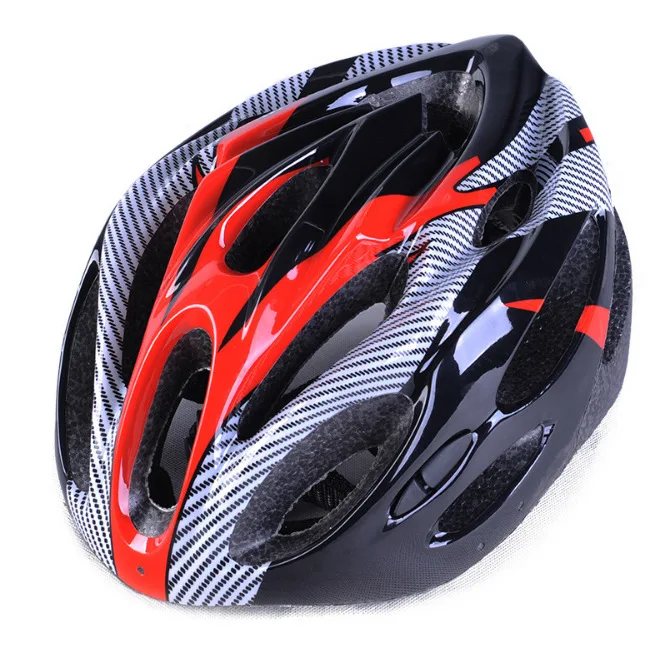 

carbon-textured mountain bike helmet fixed gear bicycle helmet, As shown