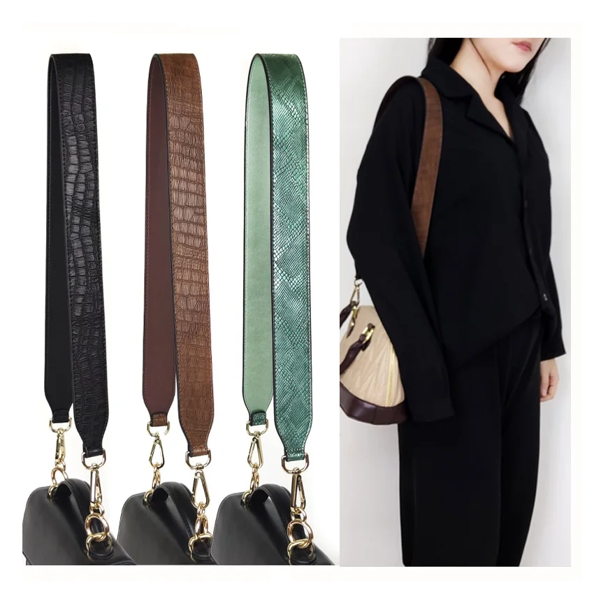 

MeeTee B-S237 Woman Shoulder Strap Custom Logo handbag Accessories PU Leather Bag Strap, Colorful