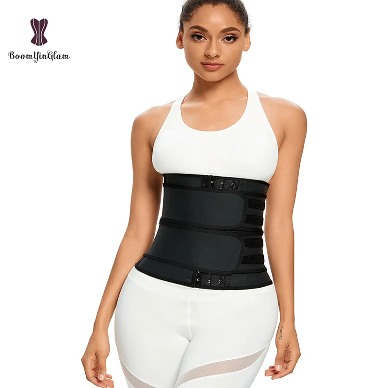 

Non Detachable Double Strap Compression Slimming Belt Colombians Waist Cinchers Fitness Body Shapers