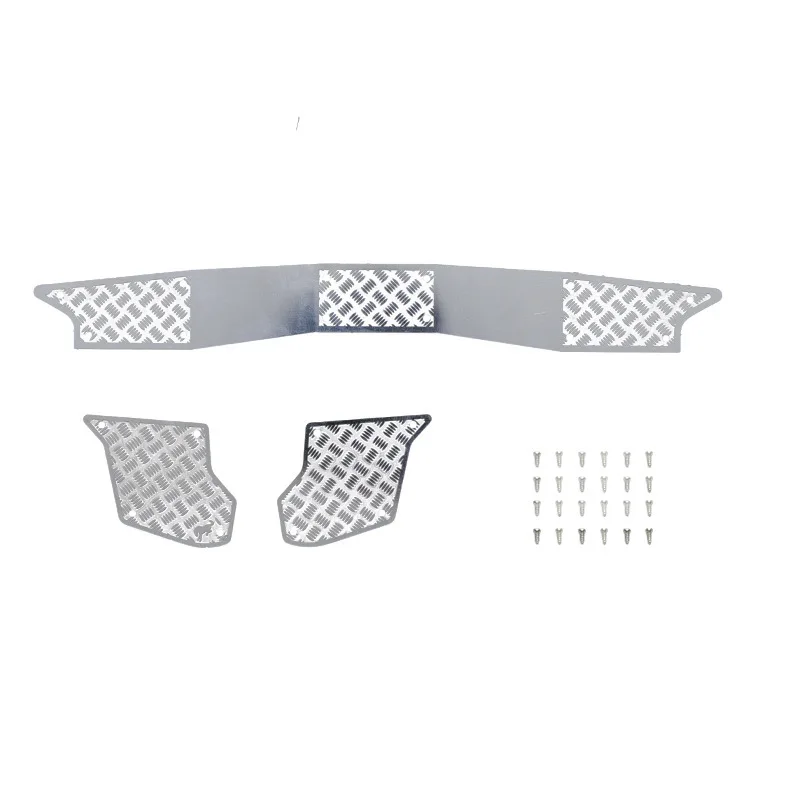 

For T4 rear bumper metal skid plate Metal anti-scratch plate Metal three window net Side + rear window net