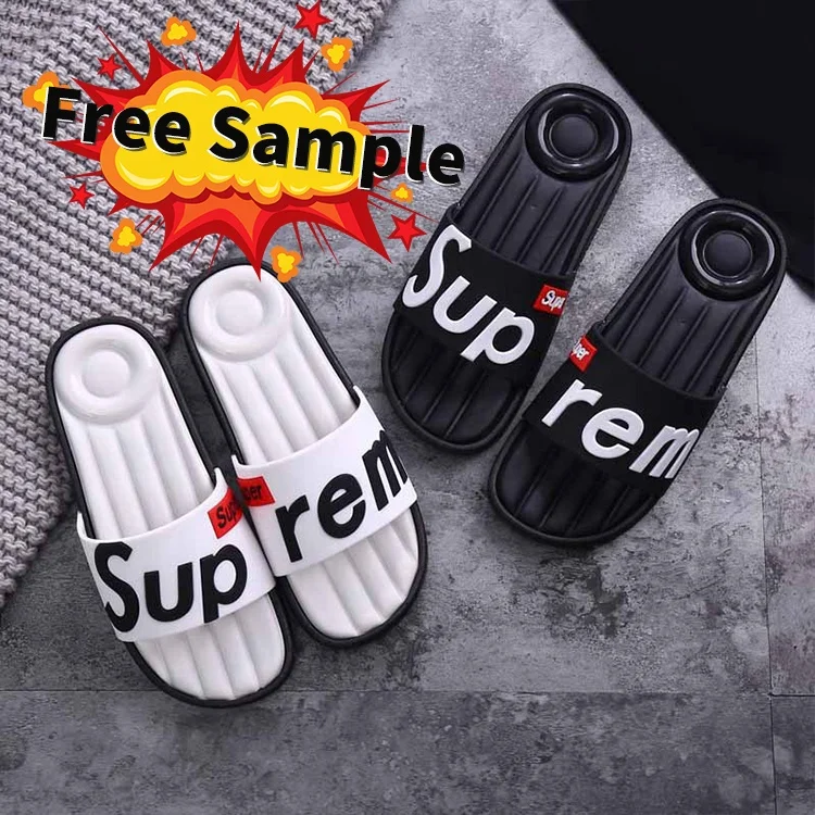 

wholesale slipper custom logo EVA men slide sandal beach summer, Customized color