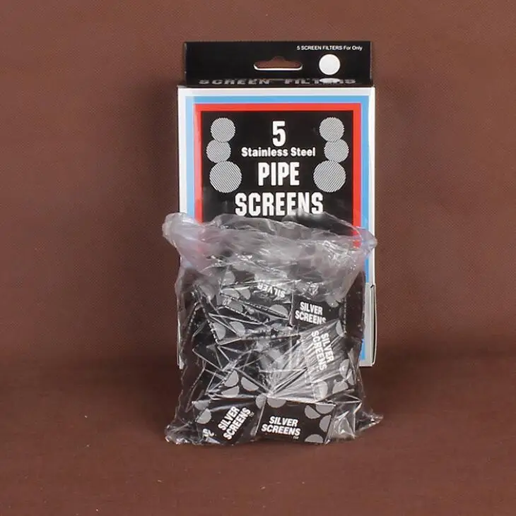 

Smoke Pipe Filter Cleaning Metal Mesh Smoking Accessories, As pic show