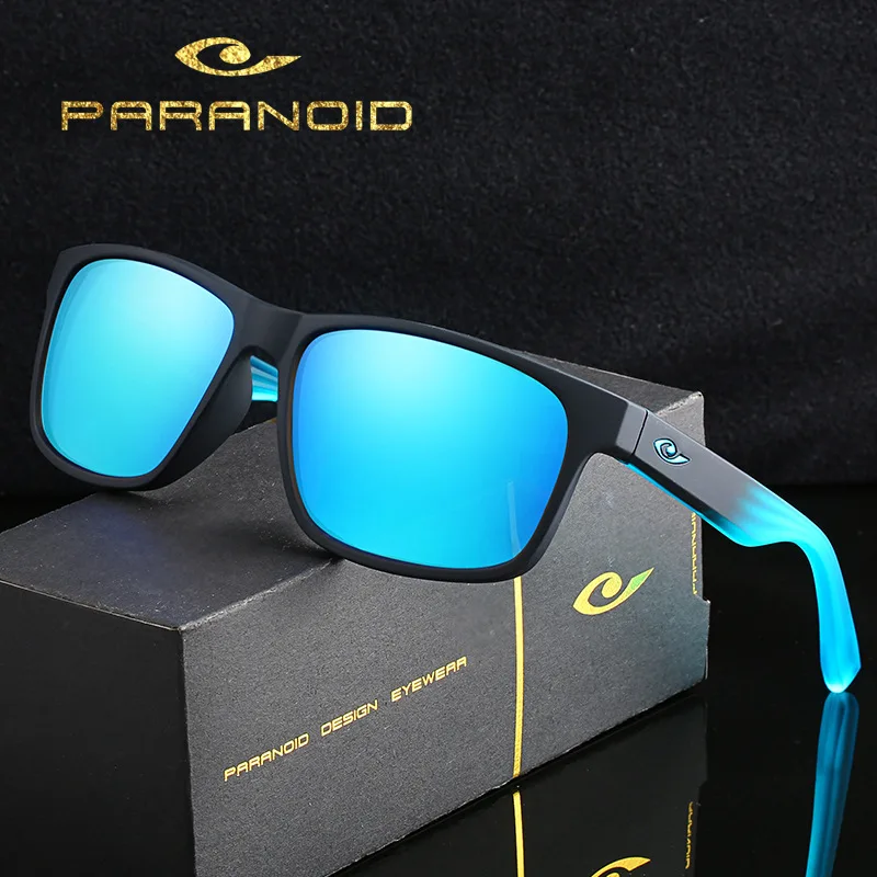 

PARANOID Mix Colors Temples Outdoor Bike PC UV400 Custom Sports Cycling Sunglasses