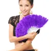 [I AM YOUR FANS]Vintage Feather Fan Flapper Dance Roaring Gatsby Burlesque Handheld Marabou Feather Fan Flapper Accessories