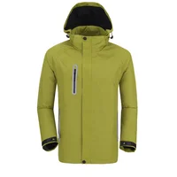 

Warm climbing 100%polyester outdoor men hiking windbreaker softshell waterproof ski travel Reflection strip jacket
