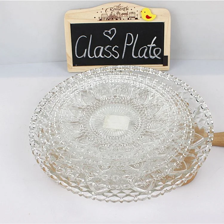 

Wholesale Glass Dinner Charger Plate For Wedding