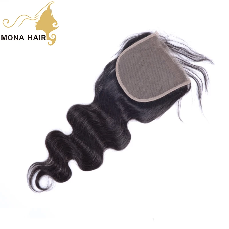 

Thin lace invisible lace closure 5x5 transparent lace closure with bundles