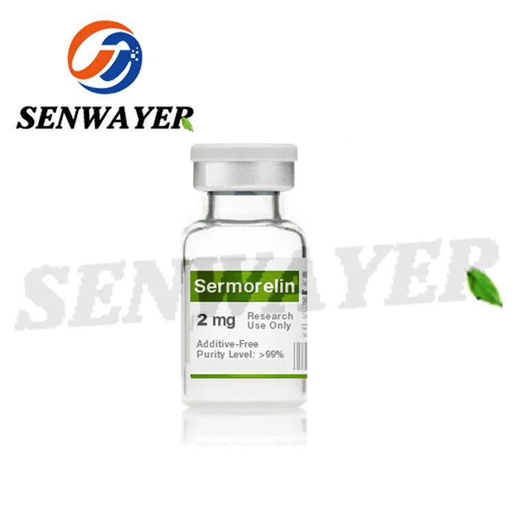 
USA warehouse Pharmaceutical Peptide Sermorelin 5mg powder CAS 86168-78-7/114466-38-5 Sermorelin Acetate 