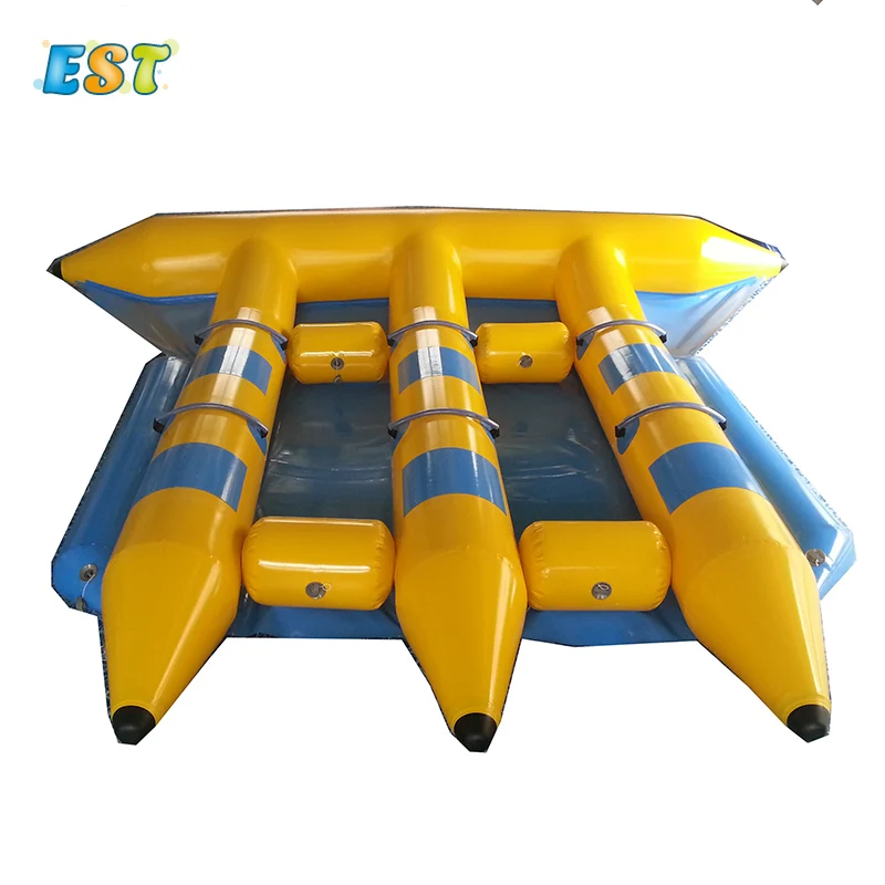 

Factory price water games inflatable flyfish 6 person banana boat for sale, At your required