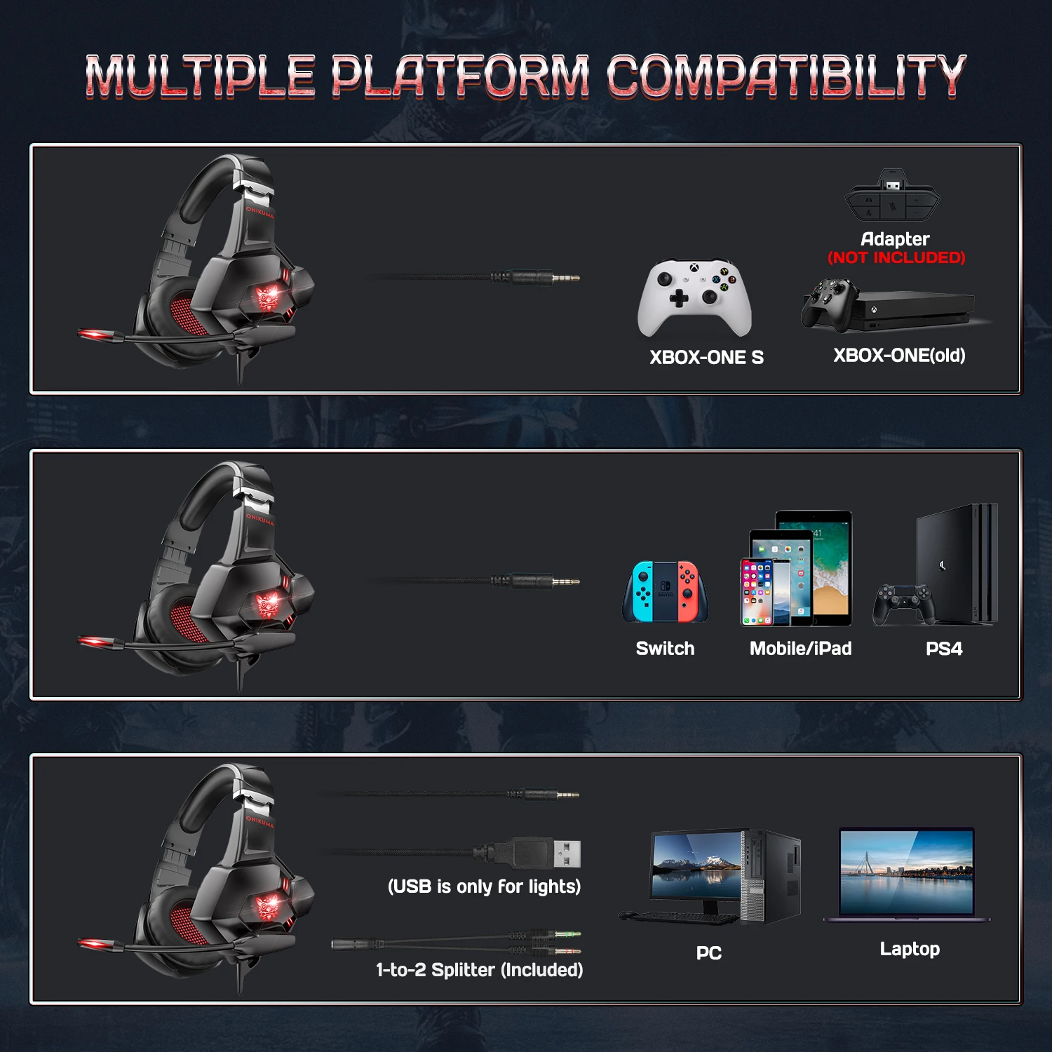 Buy Pc Gaming Headset,Gamer Headphones 