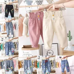 Children's trousers boys and girls jeans spring an