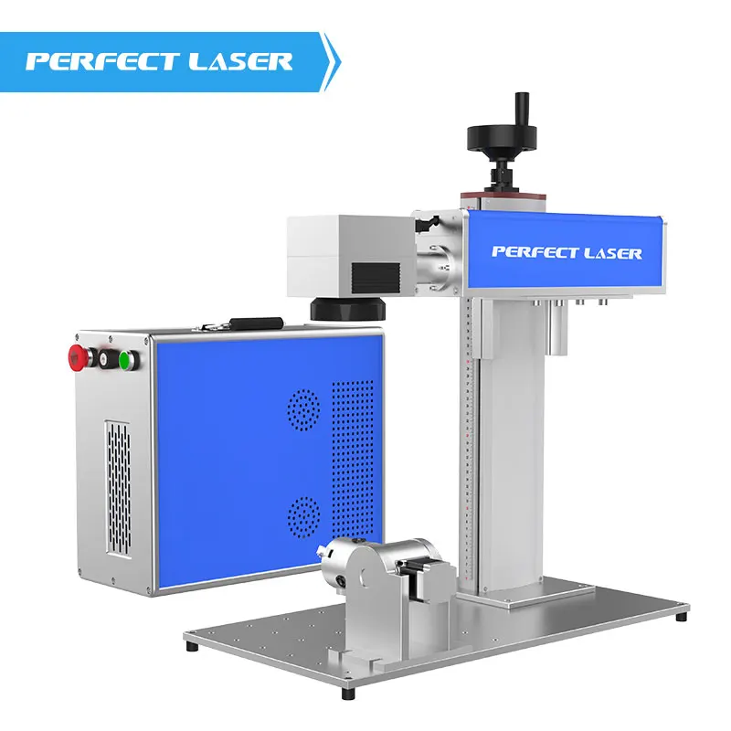 

Perfect Laser -Gold Silver Brass Steel Shape 50w/60w/80w/100w JPT Fiber Laser Engraving Machine For Metal