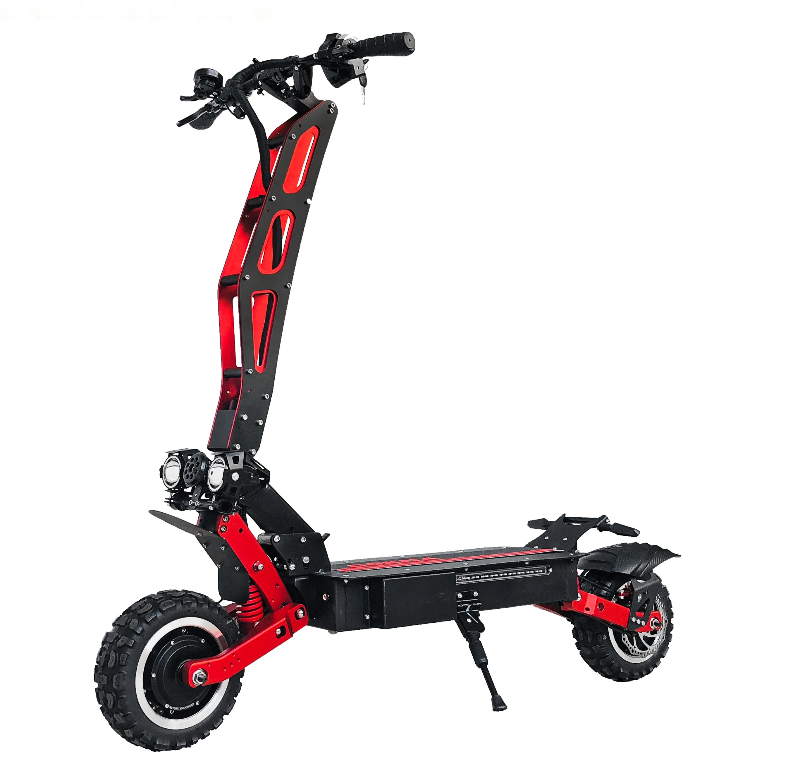 

Dokma Dual Motor Double C style Absorption 3200W high powerful Electric Scooter, Black