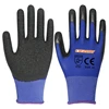 Good supplier rubber palm coated working gloves