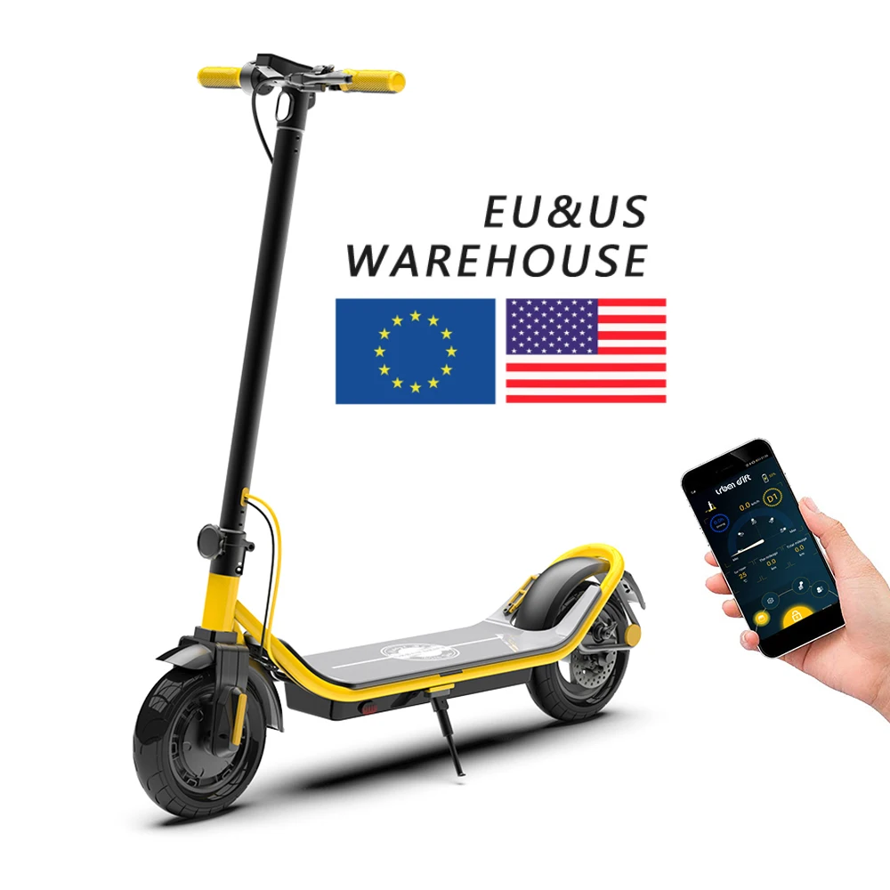 

hot US EU Stock free shipping Original private model Urban Drift 10inch 350W 10.4ah big wheel service kick electric scooters