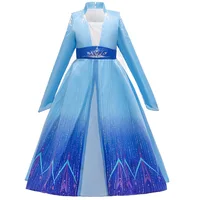 

Frozen 2 New Girls Dress Birthday Party Cosplay Snow Queen Dress Elsa 2 Princess Dress Fantasia Vestidos