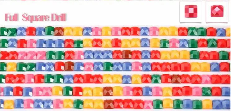 
Wholesale 447 color can choose Round / square stone 5D DIY Diamond Paintings Accessory Cross Stitch Diamond Mosaic Embroidery 