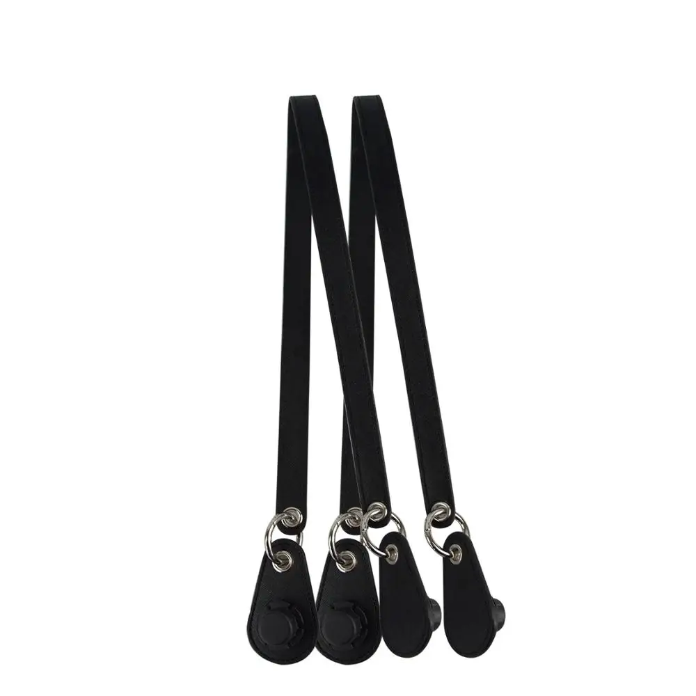 

2021 1 pair Concise Ring Leather Belt Handles Metal Ring Drops for O bag