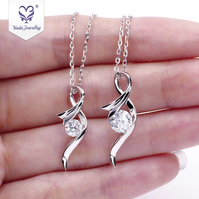 

Tianyu Popular 925 Silver Moissanite Diamond Pendant Necklace