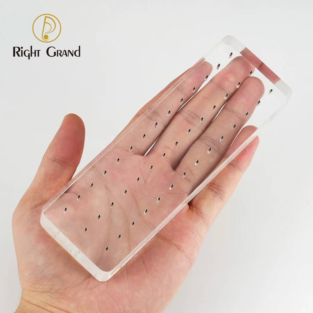 

16G14G Titanium Internal Thread Body Jewelry Acrylic Display with 42 Posts