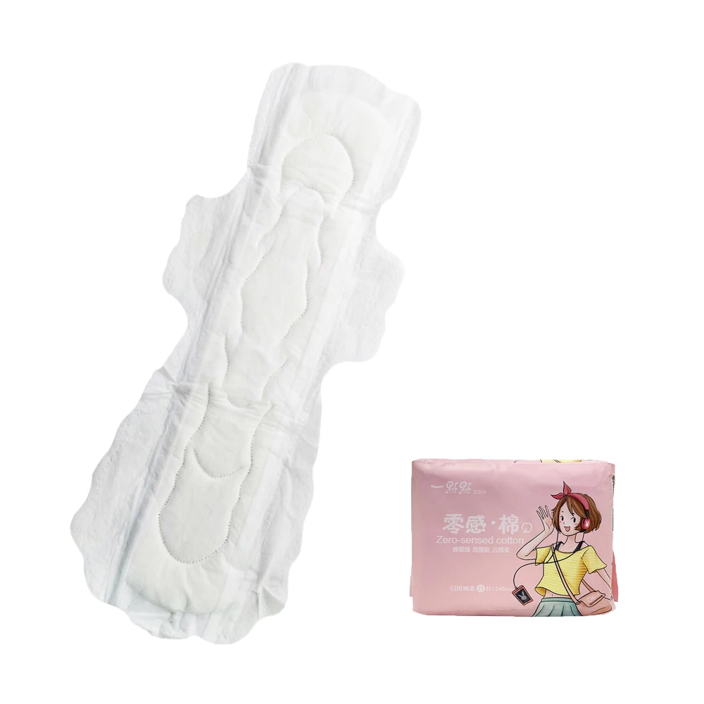 

Lady wingless sanitary napkins menstrual period pad 180mm disposable panty liners on sale