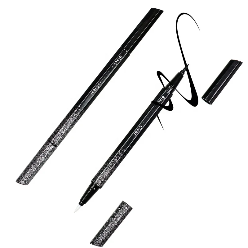 

2022 New Design Self Adhesive Color Eyelashes Eyeliner Waterproof Long Lasting Magic Eyeliner Glue Pen, Matte black color