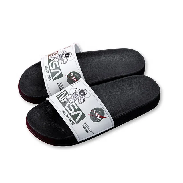 

Great Shoes pvc beach women custom printed slippers kids men custom logo slides footwear