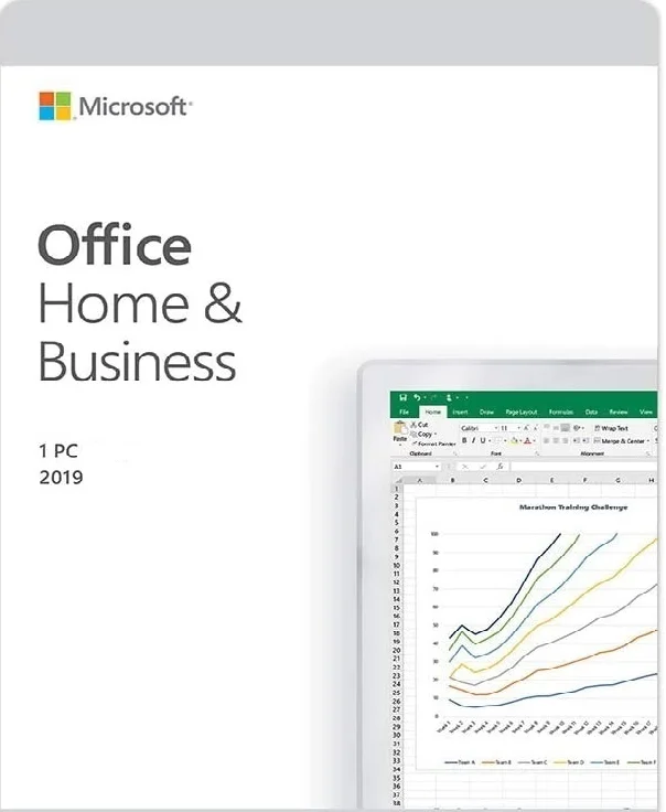 

Microsoft Office 2019 Home and Business for Windows Software key code Online activation 1PC