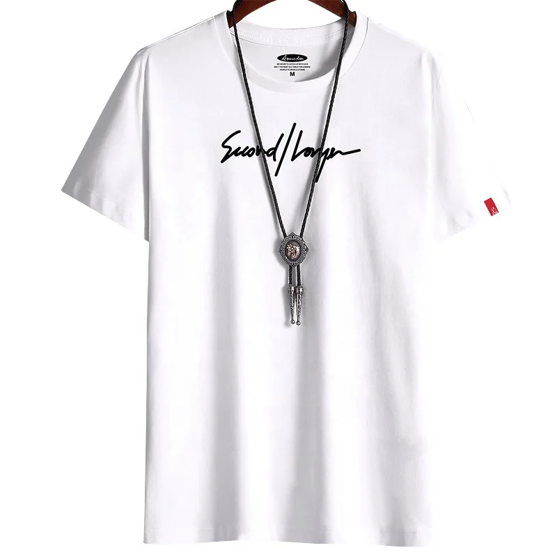 

Custom Young Boy Style Logo T Shirt white T Shirt 100 Cotton for Activities Men Casual picture Printed