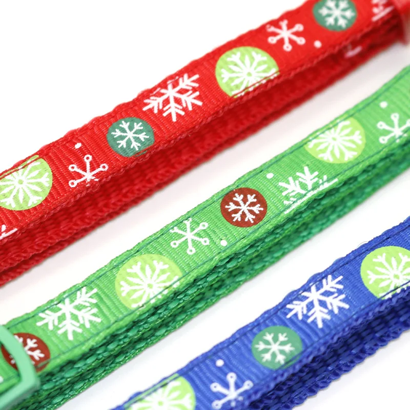 

Wholesale Adjustable Soft Nylon Luxury Custom Pet Dog Collar For Dog and Cat With Bell Dog Collar