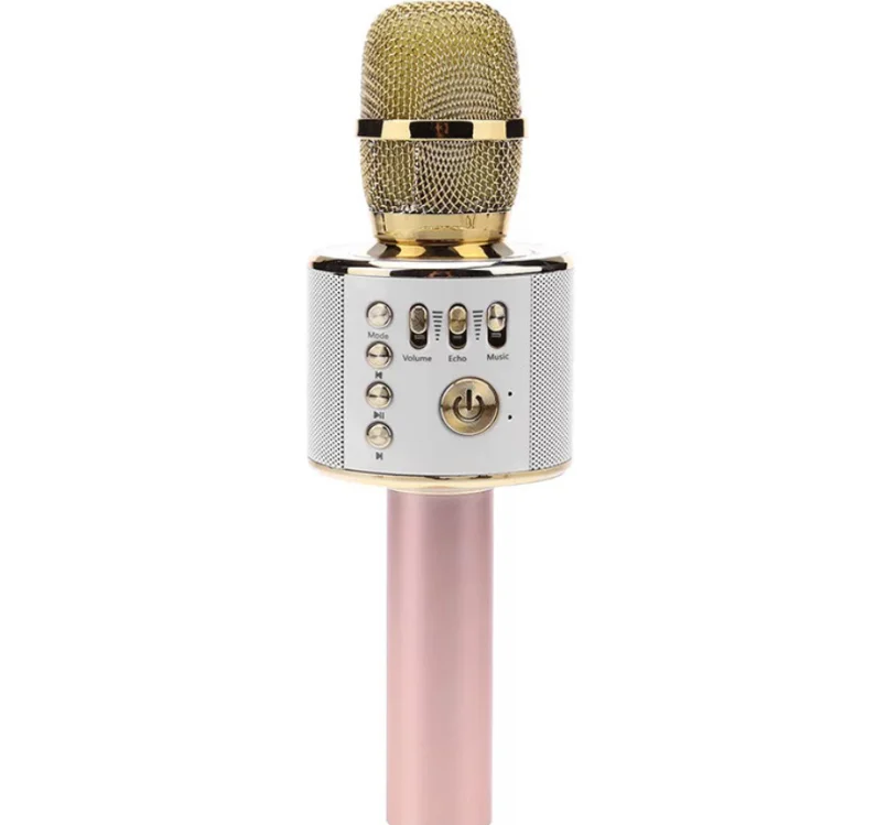 

High Quality Q37 Karaoke Kids Microphone Sans Fil Wireless Mini KTV Condenser Microphone for Kids Family, Black,gold,rose gold