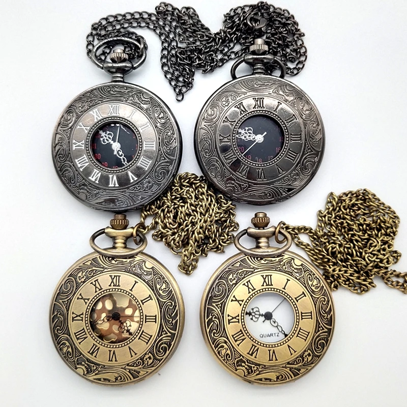 

Hot selling classic antique vintage Quartz Roman pocket watch