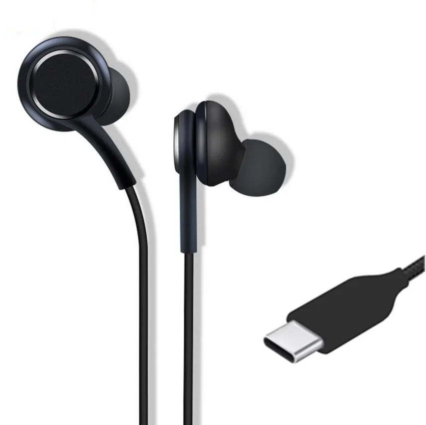 

Note10 Headset Noise Cancelling Headphones Type c plug Earphone for akg Samsung A8s A9s