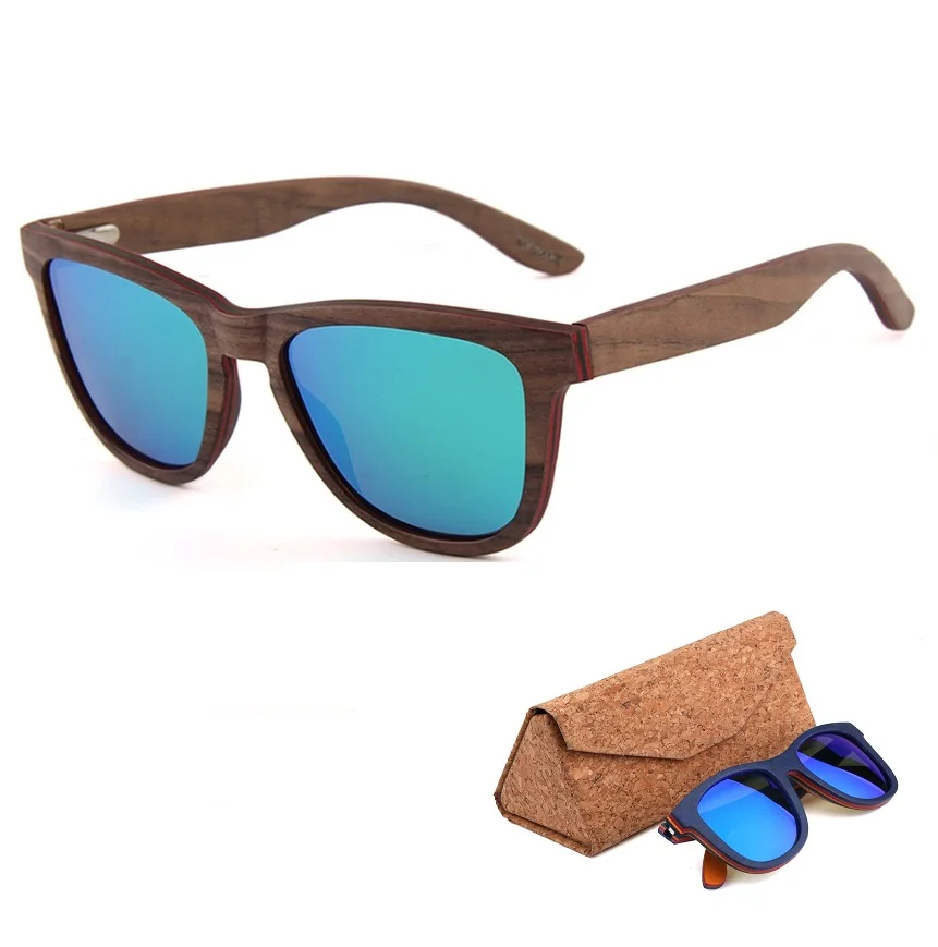 

2020 High Quality Gafas Wood Bamboo Men Sunglasses Custom Logo Polarized Wooden Sun Glasses, Any colors