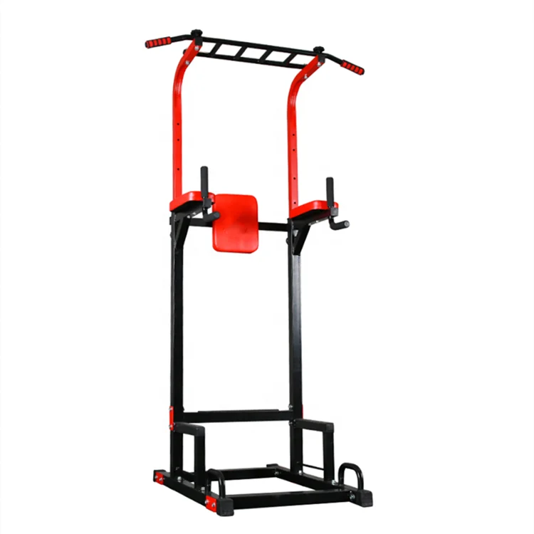 

Wellshow Sport Power Tower Dip Pull Up Station Multi-Function Workout Equipment For Home Gym Training Fitness Exercise, Black+red/customized