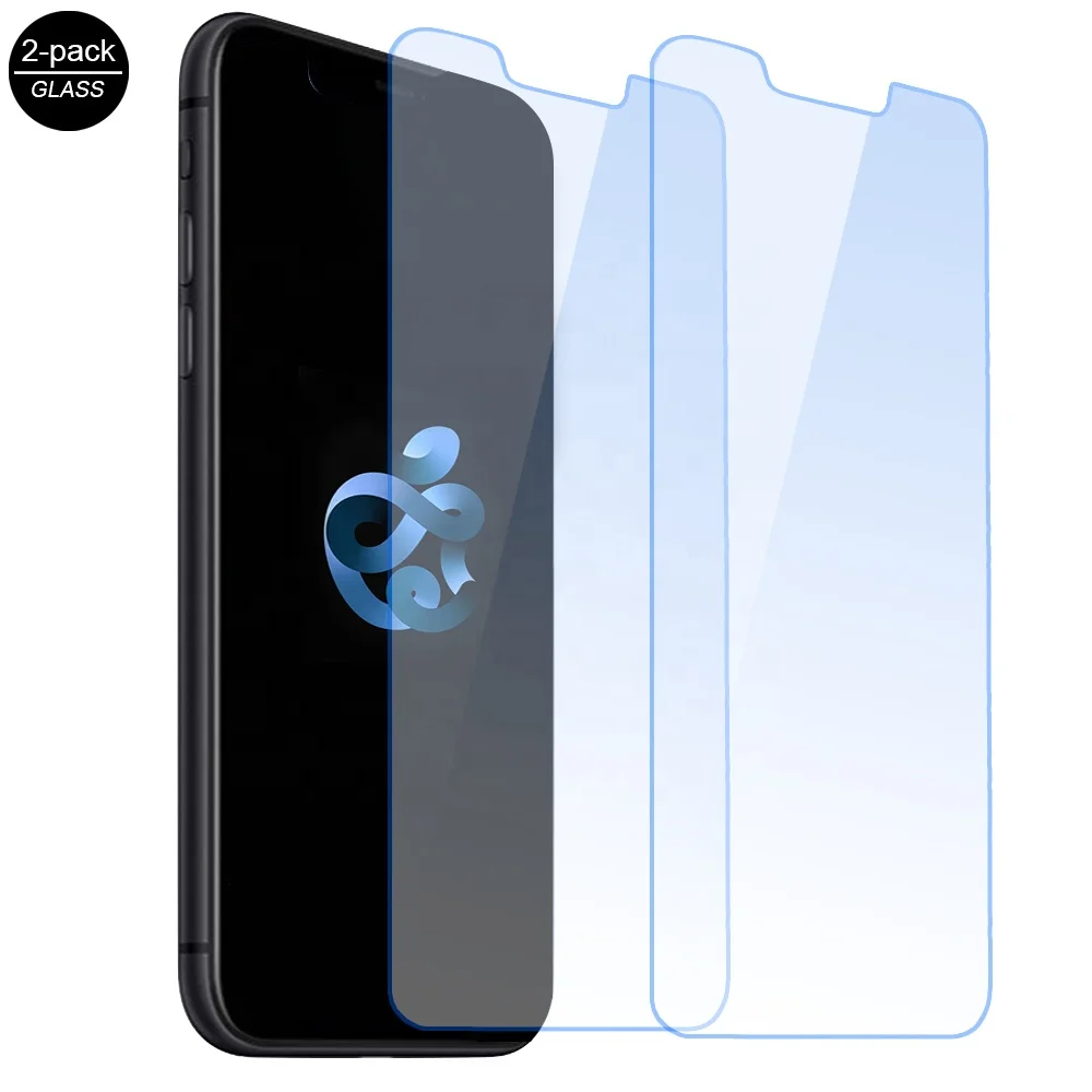 

Best price 2.5d anti blue light tempered glass for iphone12 Pro Max 11 pro Max X XR Xs Max 678 explosion proof screen protector