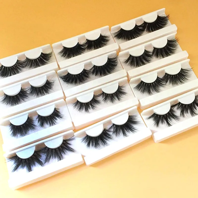 

Free Sample Wholesale Eyelashes Bulk 3d Faux Mink Custom Packaging Premium Synthetic False Lashes Manufacturer, Natural black