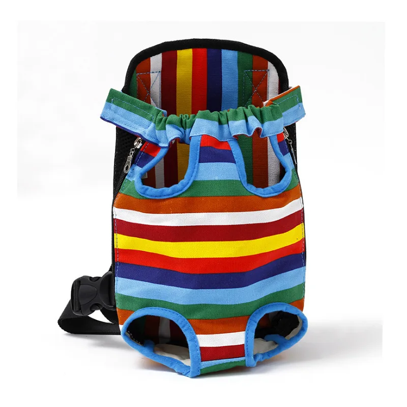 

Luxury Prodcuts Portable Outdoor Cat Bag Pet Breathable Cartoon Print Canvas Backpack Puppy Travel Carrier for Small Dog