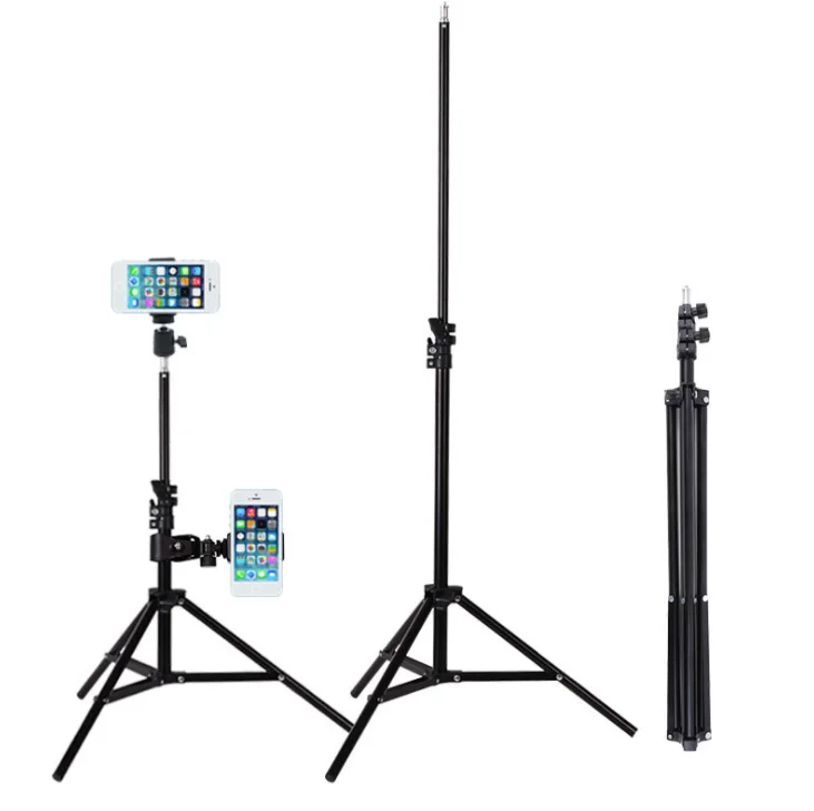 

1.6m metal lamp stand live shooting camera desktop floor lamp stand for mobile phone