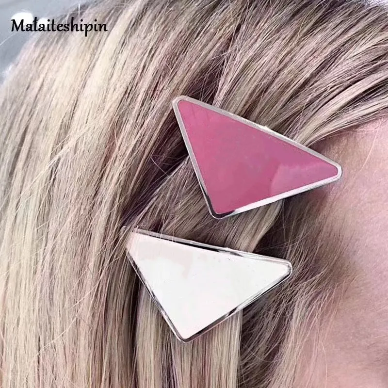 

Fashion new word clip wild bangs letter hairpin temperament inverted triangle side clip, Picture