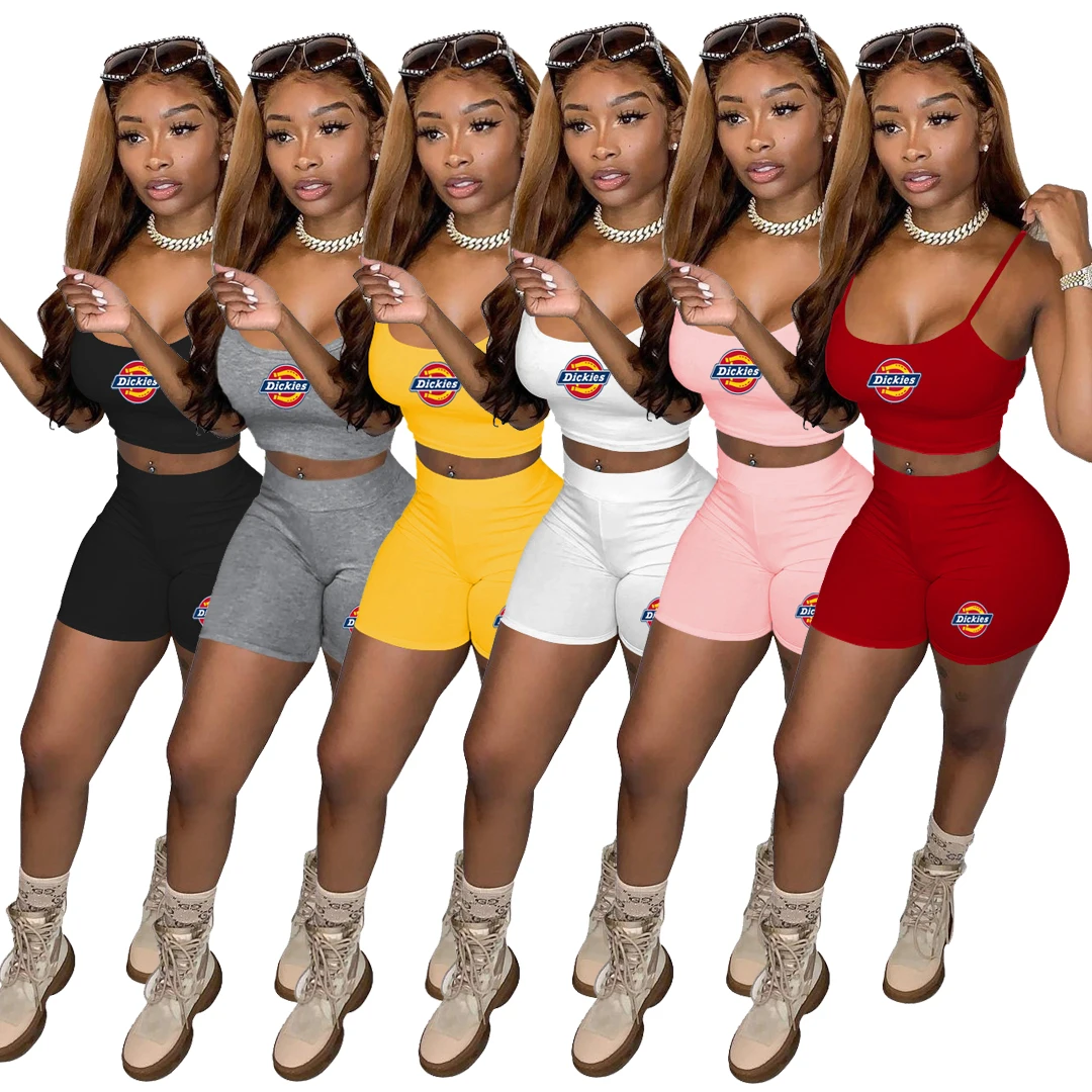 

FEB Hot sale women Two Piece Sweatsuit Set Women's Tracksuit Outfits Shorts Joggers Pants Suit 2 Piece Set Sport shot sets