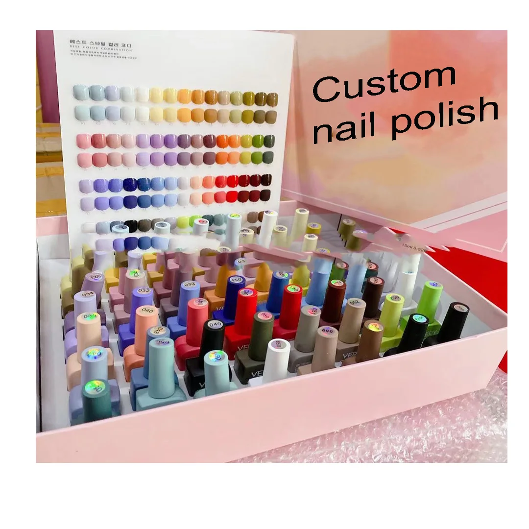 

Gel Polish Vip Set 60pcs/kit Manicure Nail Art Salon Uv Gel Peel Off Base Coat Long Wear Nowipe Topcoat Set