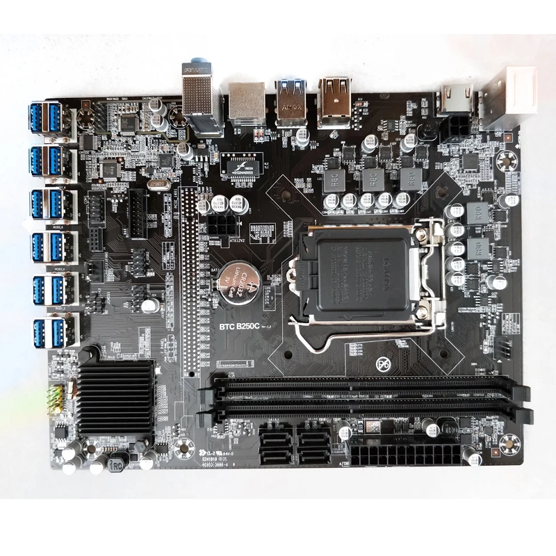 

New Arrival B250 motherboard server case motherboard b250 Support 6th/7th generation I3/I5/I7 series CPU